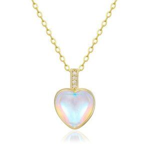 Moonstone Birthstone Necklace | June | For Women | 14K Gold Plated Necklace